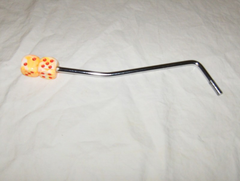 Tremolo Arm, Custom "Orange Dice" 5MM Coarse Thread, Used in Nice Condition