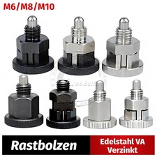 Edelstahl Rastbolzen Federriegel Normelemente Arretierbolzen mit Rastsperre
