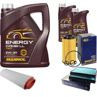 SCT Inspektionspaket 7L Mannol Energy Combi LL 5W-30 FüR BMW 5Er E39 520D