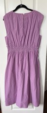 Loft Large Petite Cotton Striped Dress