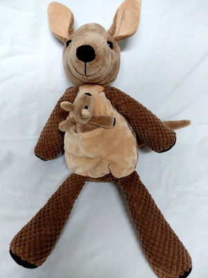 16'' Scentsy Buddy Plush Kangaroo & Joey (5'') Soft Packet Pocket VGC 2016