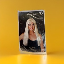 Halloween Blonde Wig Costume - Ages 14 Costume/Accessory 20  Length - New