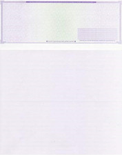 - 100 High Security Blank Check Stock Paper - Checks on Top - Print