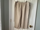 NWOT J JILL Beige Love Linen Size Large Crops — photo 1