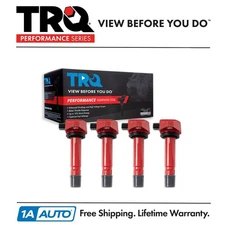 TRQ Performance Ignition Coil Set Fits 2006-2011 Honda Civic