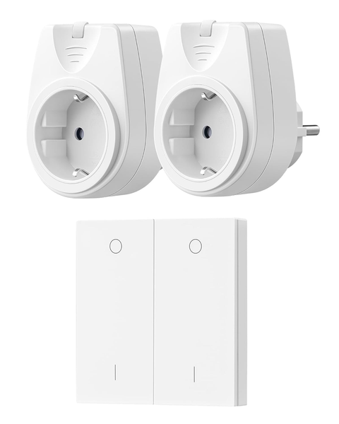 Dewenwils Funksteckdosen Mit Fernbedienung, 16A, 3500W, Plug-In Ein/Aus Funk-Wan-image