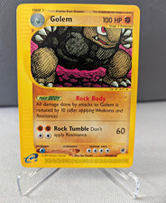 Pokémon TCG Golem 49/165 Expedition Base Set Non Holo Rare 100HP Eng 2002