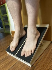 1PC Slant Board for Calf Stretching, 300LB Adjustable Wooden Incline Board