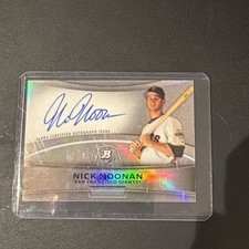 2010 Topps Certified Baseball Nick Noonan Rookie Refractor Auto Card Giants. rookie card picture