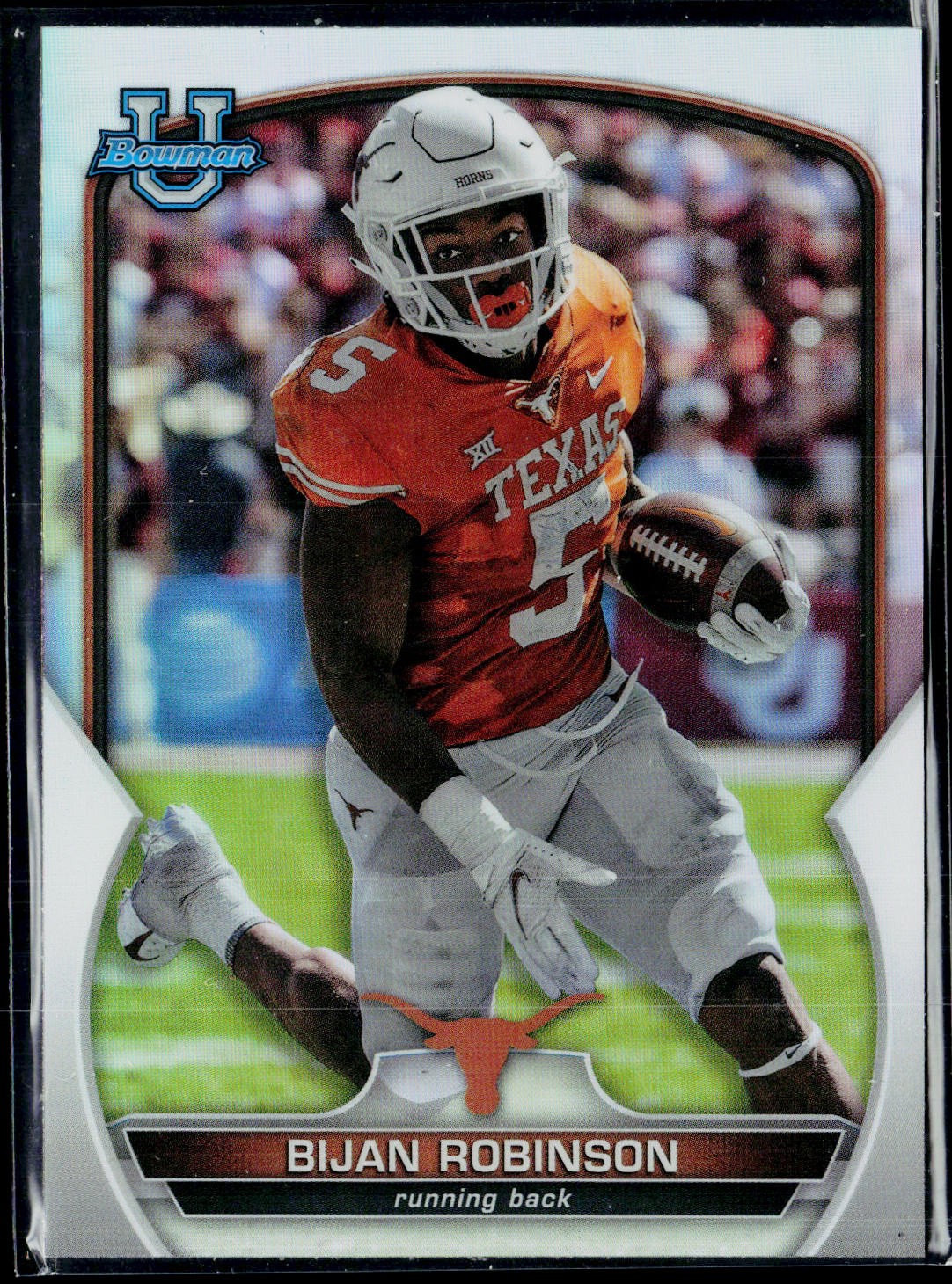 2022 Bowman University Chrome #70 Bijan Robinson Refractor