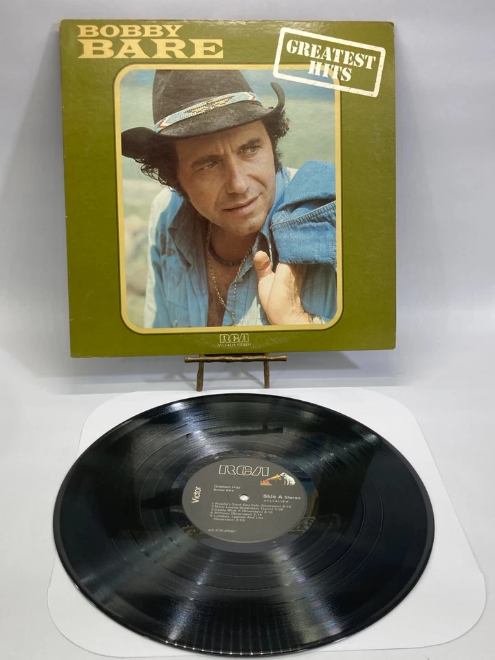 Bobby Bare Greatest Hits Vintage Vinyl LP 1975 RCA Record AYL1-4118 - Image 3 of 4