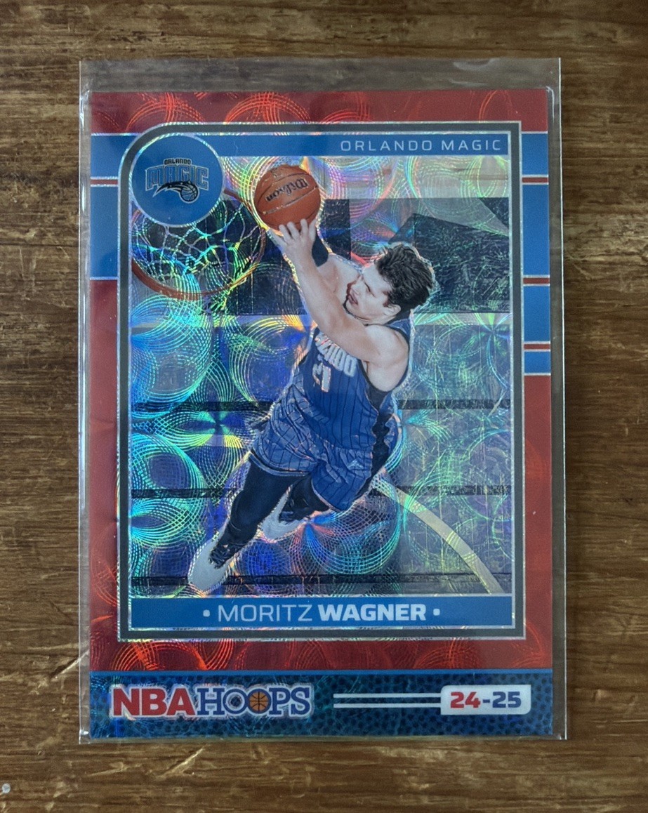 Panini NBA Hoops Prizm Moritz Wagner Orlando Magic 2024-25 #105 Serial #/49