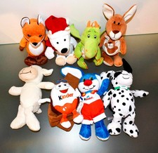 RARE ! collection 8 peluches - doudous KINDER surprise - TBE !