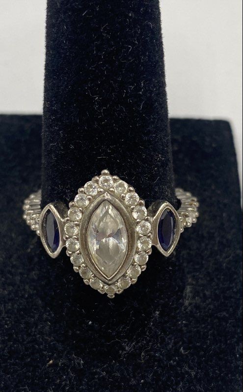 Sterling Silver Assorted Ring/Pendant/Earrings Je… - image 5