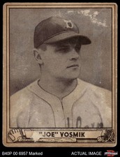 1940 Play Ball #144 Joe Vosmik Dodgers AUTHENTIC