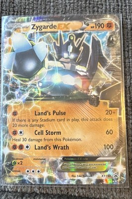 Zygarde EX 54/124 XY Fates Collide Pokemon Ultra Rare Holo NM