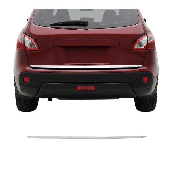 Kofferraumleiste Heckleiste FüR Nissan Qashqai J11 2014-2021 Chrom GebüRstet-image