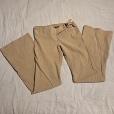   Y2K Low Rise Corduroy Flare Pants Tan Built-in Buckle Fairy Grunge Whimsigoth