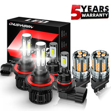 For Ford F250 F350 F450 F550 Super Duty 2005-2018 Led Headlight Fog Turn Bulbs