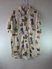 MENS SOUTHERN COMFORT PalmTree Summer Shirt Shirt Large