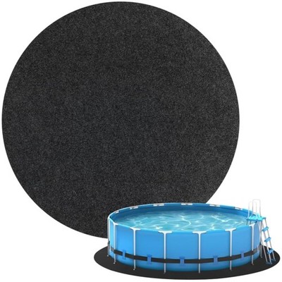 Poolunterlage Rund Poolbodenplane Schwimmbecken Matte Bodenschutz
