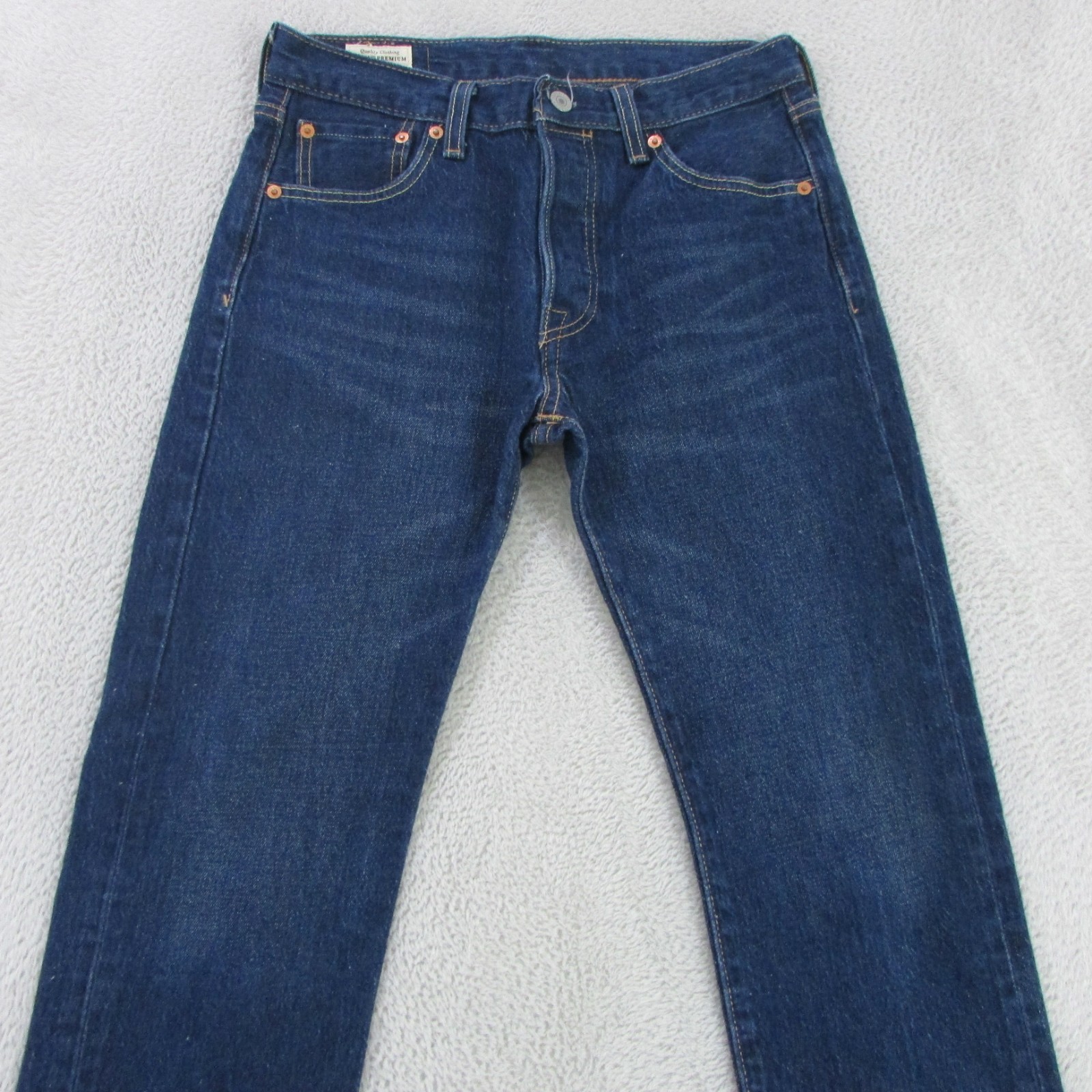 Levis 501 Straight Jeans Mens W29 L30 Blue