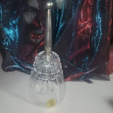 Princess House 24% Lead Crystal Bell Made in France Decoration Dinner Bell Decor