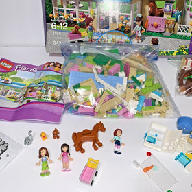LEGO FRIENDS: Heartlake Vet (3188) extra PETS,PERSON-Used-As Is Not Complete LOT