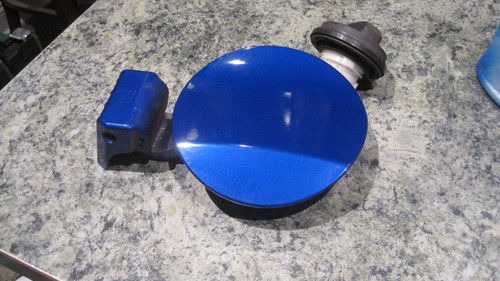 2012 Hyundai Veloster Fuel Filler Gas Tank Door Lid Cap Marathon Blue #UU9 OEM