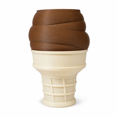 Chocolate Ice Cream Cone Proxy Core Attachment - 3D Printed