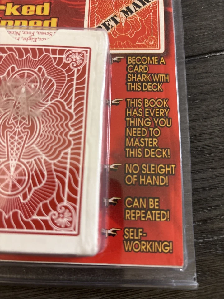 Mazo marcado Houdini Magic Gambler’s con guía raro difícil de encontrar Foto 3 de 4