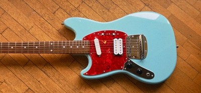 2012 Fender Mustang Mg69, Sonic Blue, Left Handed, Kurt Cobain