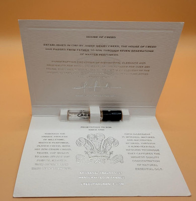 CREED MILLESIME IMPERIAL EDP 1.7ml .057fl oz UNISEX Carded Sample Spray