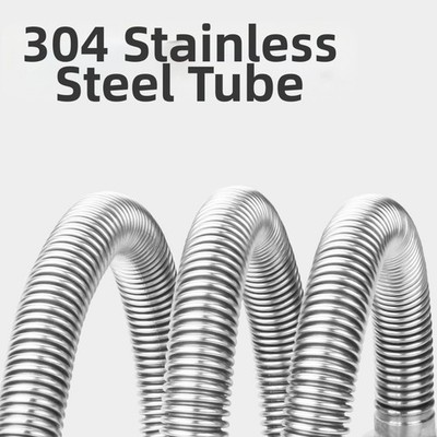 304 SS flexibles Wellrohr für Boiler Warmwasserbereiter G3/4 Größe 10cm 80cm