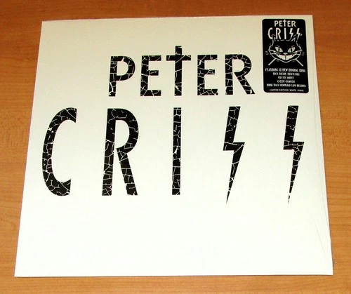 PETER CRISS - SELF TITLED - LIMITED WHITE COLORED VINYL LP - NEW - KISS - 2025