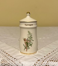 Vintage Gresham The Flower Fairy Spice / Herb Jars TARRAGON