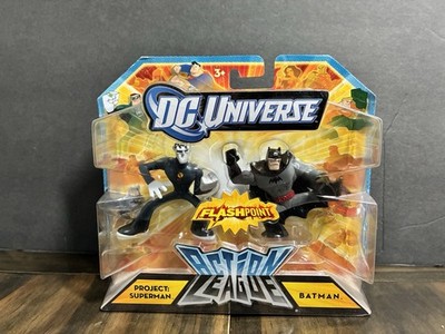 DC Universe Action League FLASHPOINT SUPERMAN & BATMAN  2'' Justice League Action