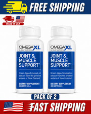 Omega XL 300 Pills-Green Lipped Mussel Joint Muscle Relief Pack of 2 Premium