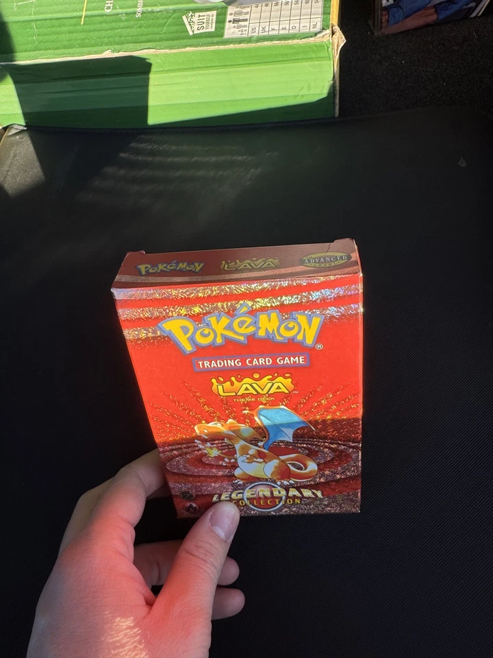 Pokemon Lava Theme Deck Legendary Collection Charizard Artwork EMPTY BOX - Image 3 of 4