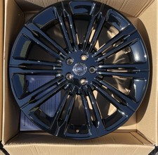 23" GENUINE OEM LAND ROVER RANGE ROVER ALLOY WHEEL GLOSS BLACK 1075 £650+VAT