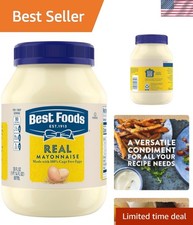 Luxurious Real Mayonnaise 30oz Jar - Gluten-Free  Made with Cage-Free Eggs