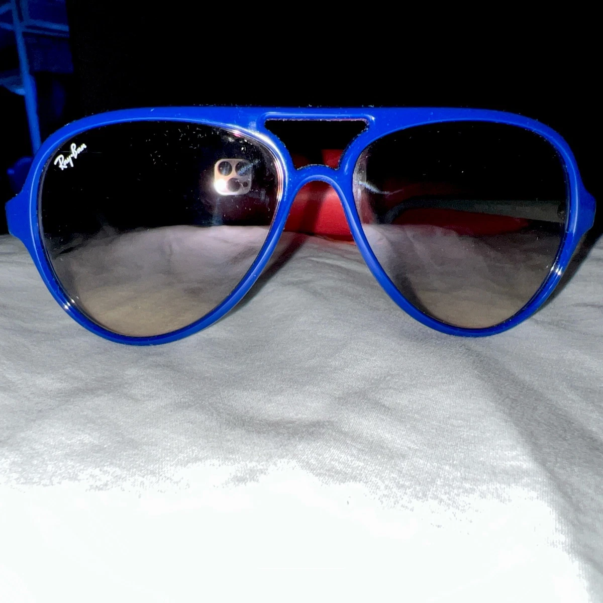 Final price Ray-Ban アビエーター サングラス ブルーレンズ Ray-Ban Blue Aviator Sunglasses for Men for sale | eBay