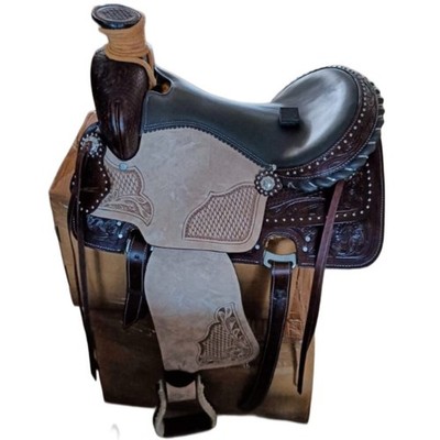 Premium Barrel Horse Saddle With Complete Horse Tack Set