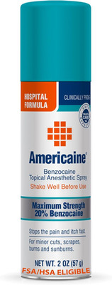 Hospital Formula Maximum Strength Benzocaine Topical Anesthetic Spray for Minor