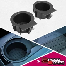 Front Floor Console Cup Holder Inserts Set for 03-14 F150 Expedition Navigator