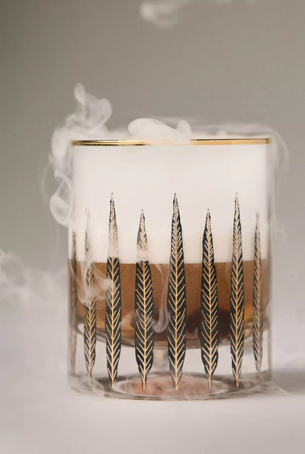 Vidrio antiguo Anthropologie Catherine Martin Midnight Creatures - Juego de 4 Foto 3 de 4