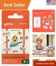 Make Your Own Cards - 5 Blank Audio Cards for Kids, All Ages