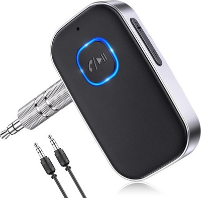 Bluetooth Receiver for Car, Noise Cancelling 3.5mm AUX Bluetooth Car Adapter,...