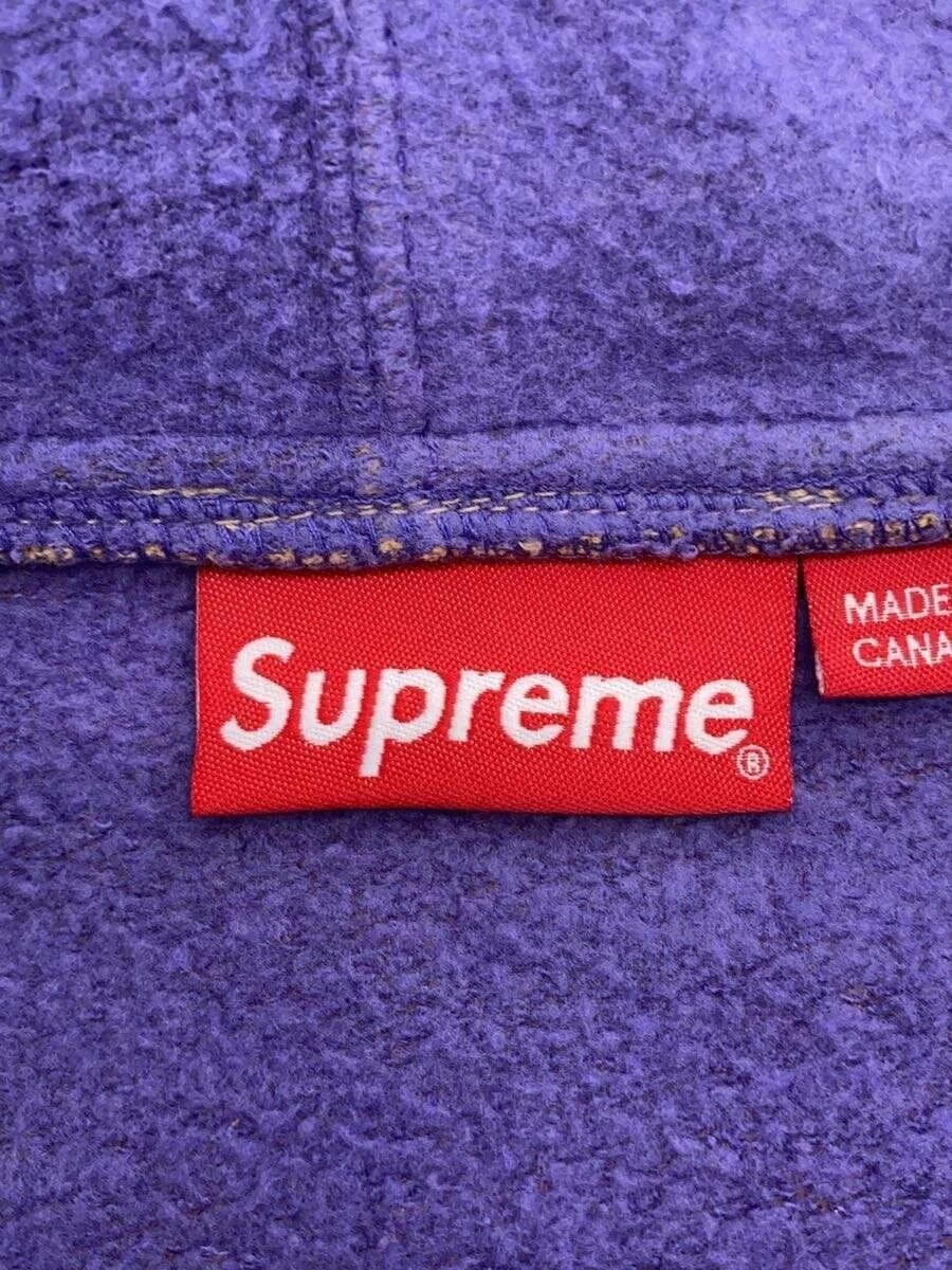 Felpa Supreme con cappuccio zip M cotone cammello usata