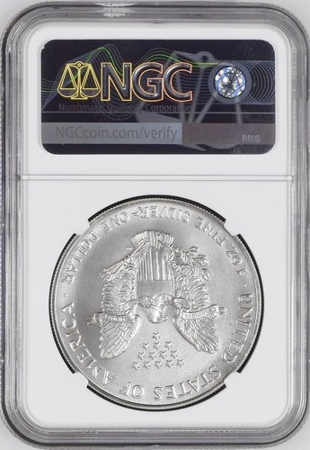 1993 American Silver Eagle Dollar NGC MS70